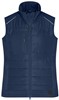 James & Nicholson JN1821 Ladies´ Hybrid Vest - /Navy/Navy - L afbeelding