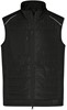 James & Nicholson JN1822 Men´s Hybrid Vest - /Black/Black - 6XL afbeelding