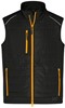 James & Nicholson JN1822 Men´s Hybrid Vest - /Black/Neon-Orange - 3XL afbeelding