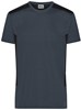 James & Nicholson JN1824 Men´s Workwear T-Shirt -STRONG- - /Carbon/Black - XXL afbeelding