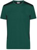 James & Nicholson JN1824 Men´s Workwear T-Shirt -STRONG- - /Dark-Green/Black - 3XL afbeelding