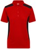 James & Nicholson JN1825 Ladies´ Workwear Polo -STRONG- - /Red/Black - XS afbeelding
