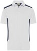 James & Nicholson JN1826 Men´s Workwear Polo -STRONG- - /White/Carbon - 4XL afbeelding