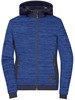 James & Nicholson JN1843 Ladies´ Padded Hybrid Jacket - /Royal-Melange/Navy - 3XL afbeelding