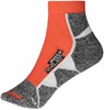 James & Nicholson JN214 Sport Sneaker Socks - Bright-Orange/White - 45-47 afbeelding