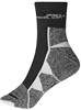 James & Nicholson JN215 Sport Socks - Black/White - 42-44 afbeelding
