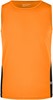 James & Nicholson JN305 Men´s Running Tank - Orange/Black - XXL afbeelding