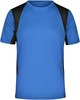 James & Nicholson JN306 Men´s Running-T - Royal/Black - L afbeelding