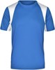 James & Nicholson JN306 Men´s Running-T - Royal/White - 3XL afbeelding