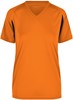 James & Nicholson JN316 Ladies´ Running-T - Orange/Black - L afbeelding