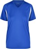 James & Nicholson JN316 Ladies´ Running-T - Royal/White - XL afbeelding