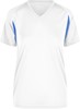 James & Nicholson JN316 Ladies´ Running-T - White/Royal - M afbeelding