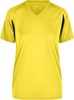 James & Nicholson JN316 Ladies´ Running-T - Yellow/Black - M afbeelding