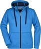 James & Nicholson JN354 Ladies´ Doubleface Jacket - Azur/Navy - XL afbeelding