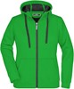James & Nicholson JN354 Ladies´ Doubleface Jacket - Fern-Green/Graphite-(Solid) - M afbeelding
