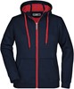 James & Nicholson JN354 Ladies´ Doubleface Jacket - Navy/Red - S afbeelding