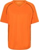 James & Nicholson JN386 Team Shirt - Orange/Black - XXL afbeelding