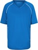 James & Nicholson JN386 Team Shirt - Royal/White - L afbeelding
