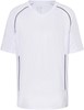 James & Nicholson JN386 Team Shirt - White/Black - XL afbeelding
