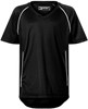 James & Nicholson JN386K Junior Team Shirt - /Black/White - S (110/116) afbeelding