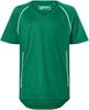 James & Nicholson JN386K Junior Team Shirt - /Green/White - XS (98/104) afbeelding