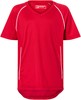 James & Nicholson JN386K Junior Team Shirt - /Red/White - XL (146/152) afbeelding