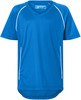 James & Nicholson JN386K Junior Team Shirt - /Royal/White - XXL (158/164) afbeelding