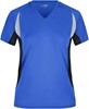 James & Nicholson JN390 Ladies´ Running-T - Royal/Black - M afbeelding