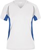 James & Nicholson JN390 Ladies´ Running-T - White/Royal - L afbeelding