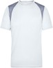 James & Nicholson JN397 Men´s Running-T - White/Silver-(Solid) - S afbeelding