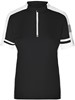 James & Nicholson JN451 Ladies´ Bike-T Half Zip - Black - XL afbeelding