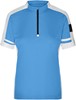 James & Nicholson JN451 Ladies´ Bike-T Half Zip - Cobalt - XXL afbeelding