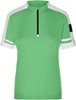 James & Nicholson JN451 Ladies´ Bike-T Half Zip - Green - M afbeelding
