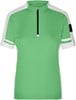 James & Nicholson JN451 Ladies´ Bike-T Half Zip - Green - L afbeelding