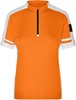 James & Nicholson JN451 Ladies´ Bike-T Half Zip - Orange - XL afbeelding