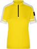 James & Nicholson JN451 Ladies´ Bike-T Half Zip - Sun-Yellow - XL afbeelding