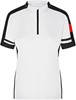 James & Nicholson JN451 Ladies´ Bike-T Half Zip - White - S afbeelding
