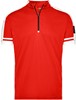 James & Nicholson JN452 Men´s Bike-T Half Zip - Red - S afbeelding