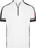 James & Nicholson JN452 Men´s Bike-T Half Zip - White - L afbeelding