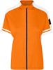 James & Nicholson JN453 Ladies´ Bike-T Full Zip - Orange - M afbeelding
