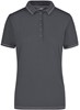 James & Nicholson JN568 Ladies´ Elastic Polo - Graphite-(Solid)/White - M afbeelding