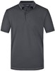 James & Nicholson JN569 Men´s Elastic Polo - Graphite-(Solid)/White - XL afbeelding