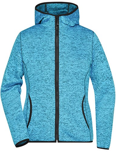 James & Nicholson JN588 Ladies´ Knitted Fleece Hoody