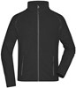 James & Nicholson JN597 Men´s Structure Fleece Jacket - Black/Carbon - 3XL afbeelding