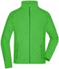 James & Nicholson JN597 Men´s Structure Fleece Jacket - Green/Dark-Green - XL afbeelding