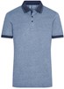 James & Nicholson JN706 Men´s Heather Polo - Blue-Melange/Navy - S afbeelding