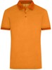 James & Nicholson JN706 Men´s Heather Polo - Orange-Melange/Dark-Orange - S afbeelding