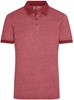 James & Nicholson JN706 Men´s Heather Polo - Wine-Melange/Wine - M afbeelding