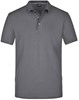 James & Nicholson JN708 Men´s Pima Polo - Carbon - L afbeelding