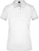 James & Nicholson JN709 Ladies´ Elastic Polo Piqué - White - XXL afbeelding